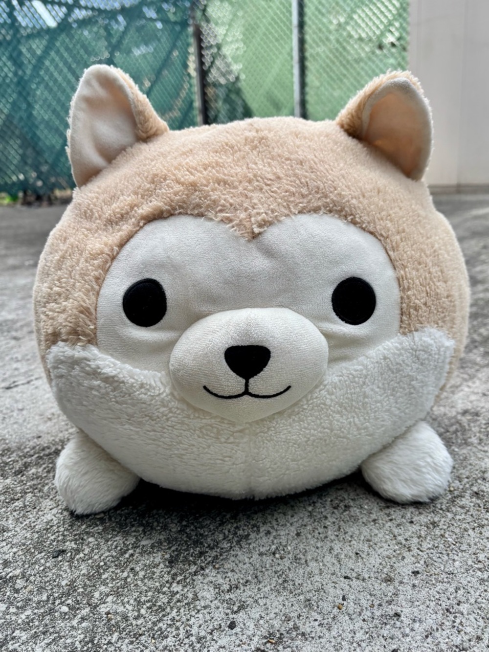 Takashoji Light Brown Shiba Inu Fuzzy Plush 13